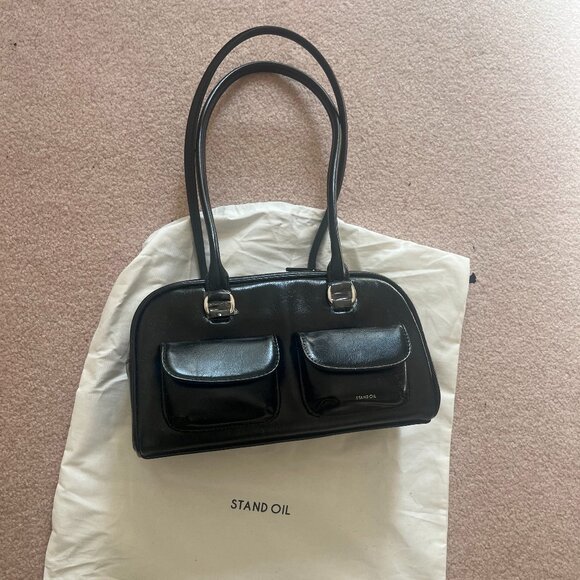 Stand Oil Chubby Bag in Black - Picture 2 of 3